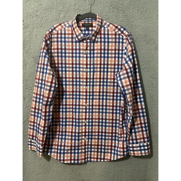 Banana Republic Other - Banana Republic Men’s Cotton Button Up Shirt Tailored Non Iron Slim Fit Large